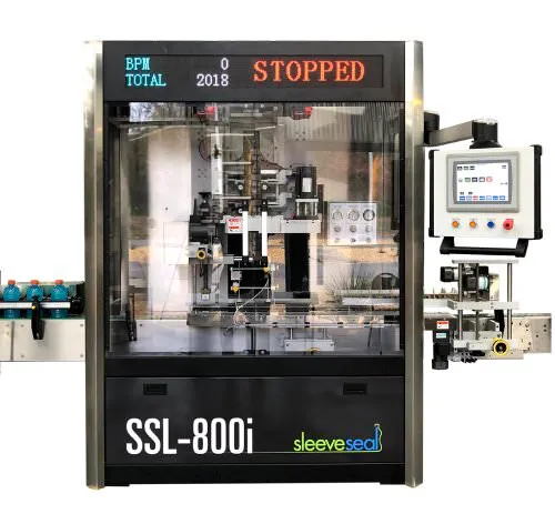 SSL-800i MKII Fastest Single-Head Vertical Sleeve Labeler